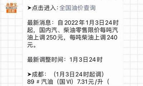 成都汽油价格最新调整最新消息新闻_成都汽油价格查询